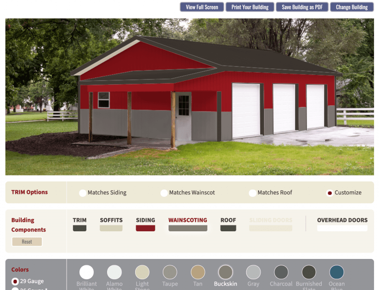 11 Absolute BEST Metal Building Color Visualizers | wpDuo