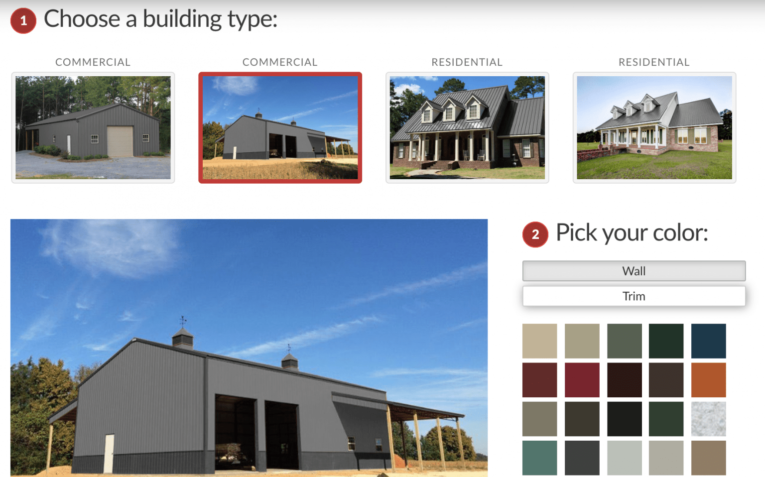 11 Absolute Best Metal Building Color Visualizers Wpduo